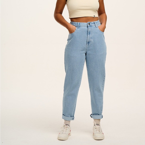 Lucy and Yak Organic Cotton Dana Mom Jeans 28 - Picture 2 of 8